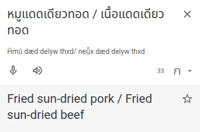 Google Translate showing plain text translation with no safety context
